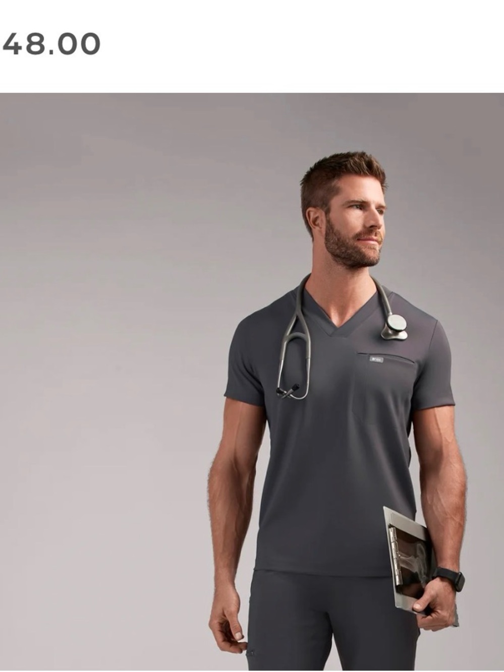 Logan FORMx Slim V-Neck Scrub Top